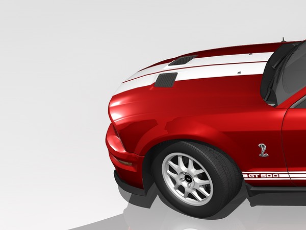 maya mustang shelby gt500 2007 - Ford Mustang Shelby GT500 (2007) by TiRex3D