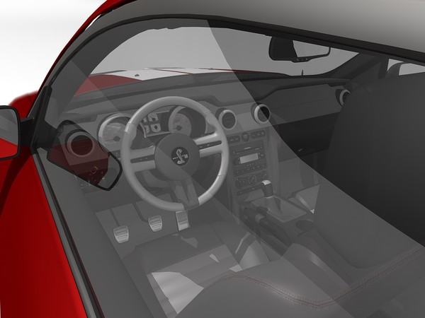 maya mustang shelby gt500 2007 - Ford Mustang Shelby GT500 (2007) by TiRex3D