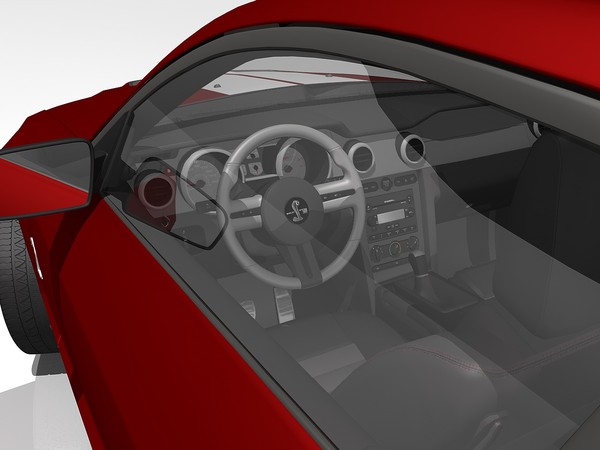 maya mustang shelby gt500 2007 - Ford Mustang Shelby GT500 (2007) by TiRex3D