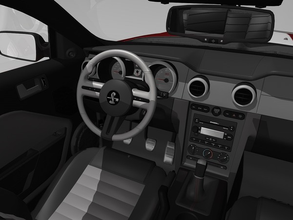 maya mustang shelby gt500 2007 - Ford Mustang Shelby GT500 (2007) by TiRex3D