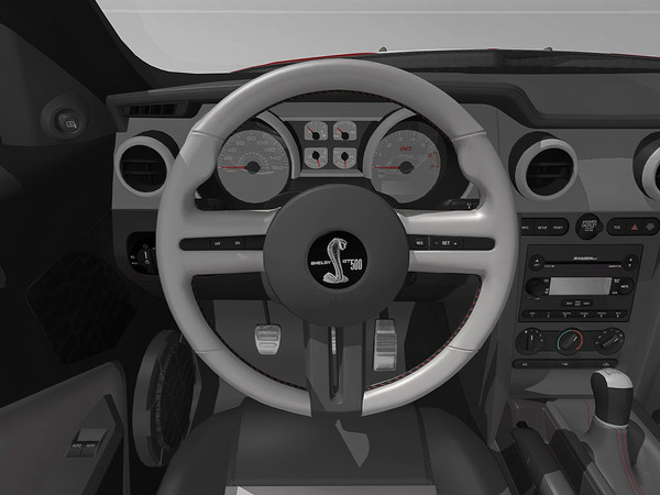 maya mustang shelby gt500 2007 - Ford Mustang Shelby GT500 (2007) by TiRex3D