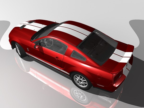 maya mustang shelby gt500 2007 - Ford Mustang Shelby GT500 (2007) by TiRex3D