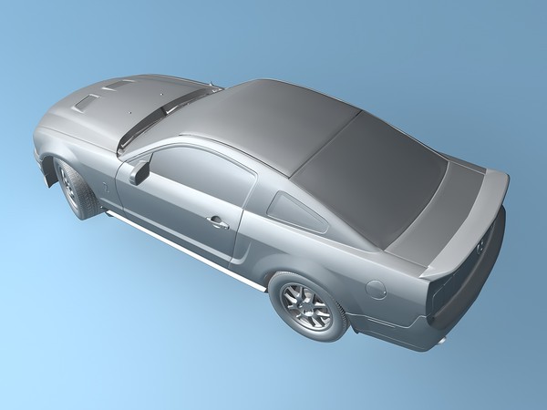 maya mustang shelby gt500 2007 - Ford Mustang Shelby GT500 (2007) by TiRex3D