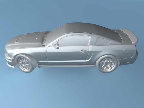 maya mustang shelby gt500 2007 - Ford Mustang Shelby GT500 (2007) by TiRex3D