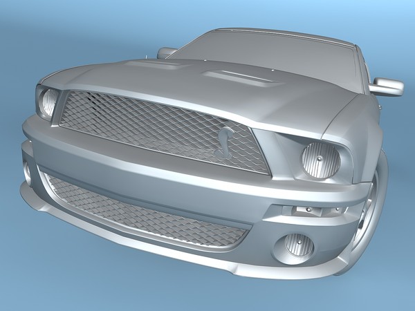maya mustang shelby gt500 2007 - Ford Mustang Shelby GT500 (2007) by TiRex3D