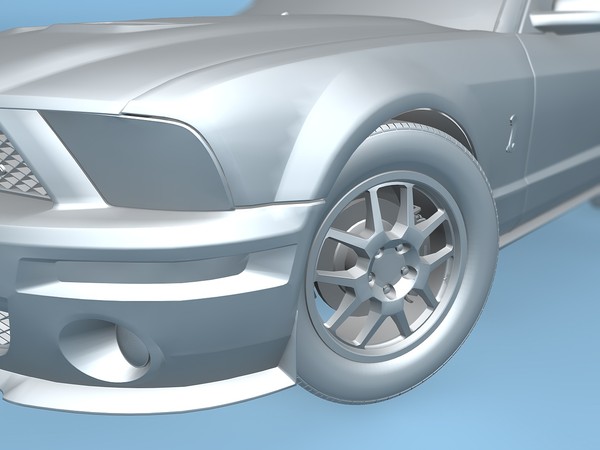 maya mustang shelby gt500 2007 - Ford Mustang Shelby GT500 (2007) by TiRex3D