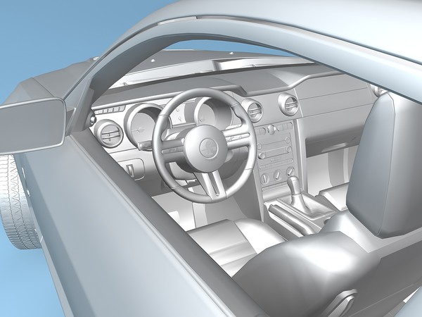 maya mustang shelby gt500 2007 - Ford Mustang Shelby GT500 (2007) by TiRex3D