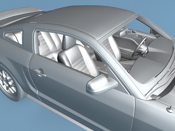 maya mustang shelby gt500 2007 - Ford Mustang Shelby GT500 (2007) by TiRex3D