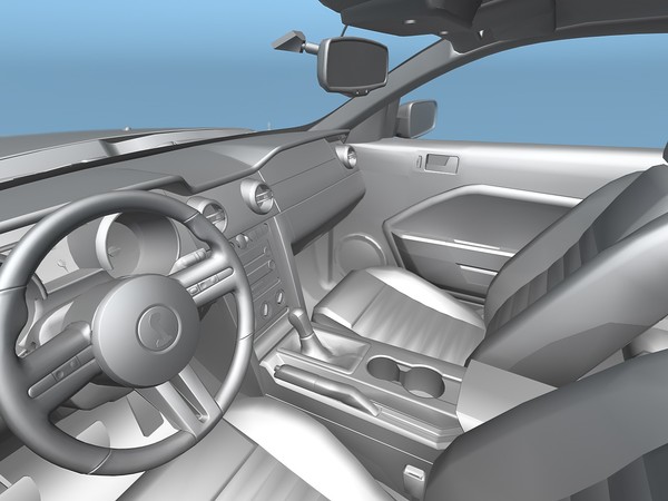 maya mustang shelby gt500 2007 - Ford Mustang Shelby GT500 (2007) by TiRex3D