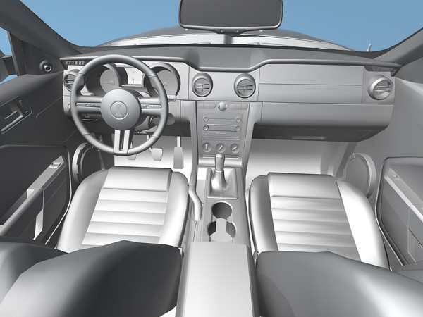 maya mustang shelby gt500 2007 - Ford Mustang Shelby GT500 (2007) by TiRex3D