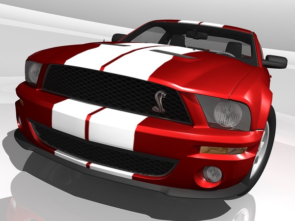 maya mustang shelby gt500 2007 - Ford Mustang Shelby GT500 (2007) by TiRex3D