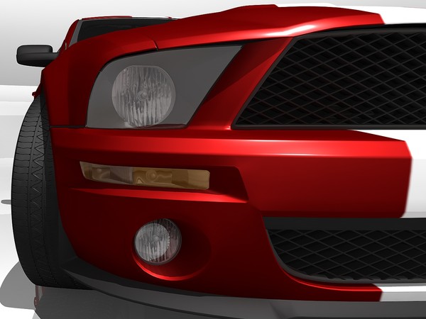 maya mustang shelby gt500 2007 - Ford Mustang Shelby GT500 (2007) by TiRex3D