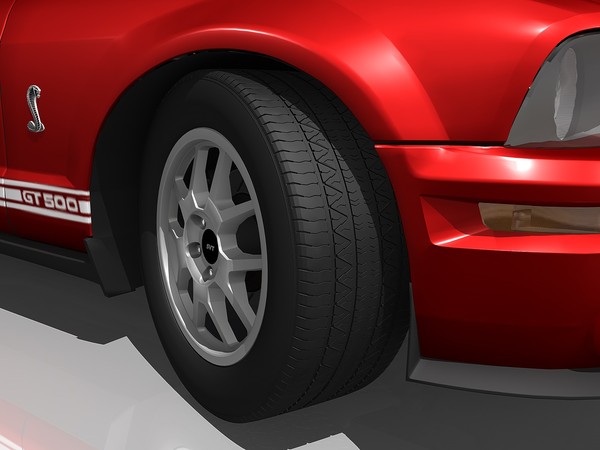maya mustang shelby gt500 2007 - Ford Mustang Shelby GT500 (2007) by TiRex3D