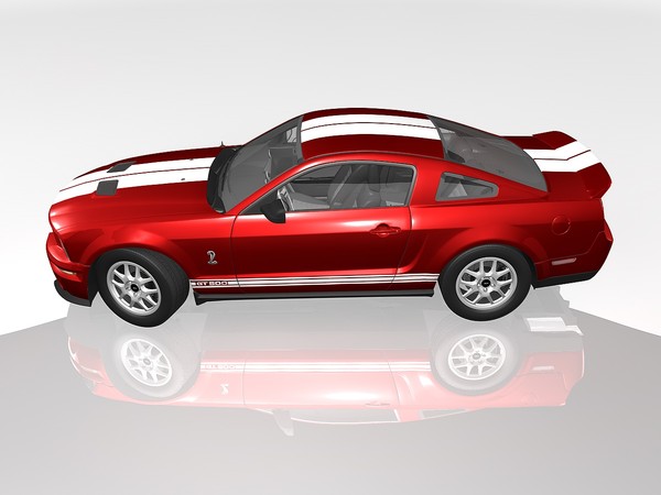 maya mustang shelby gt500 2007 - Ford Mustang Shelby GT500 (2007) by TiRex3D