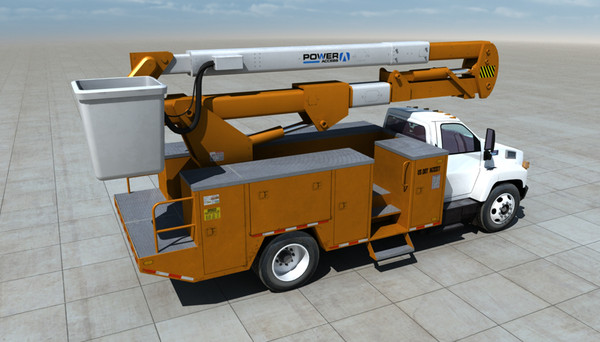 maya gmc topkick 750 truck - GMC Topkick 750 Truck by damaggio
