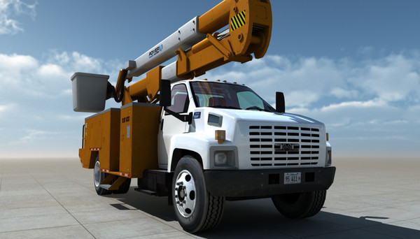 maya gmc topkick 750 truck - GMC Topkick 750 Truck by damaggio