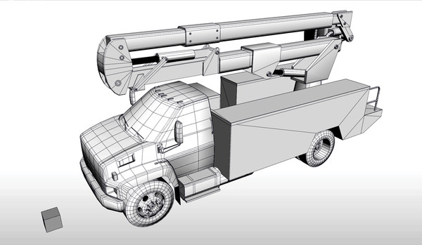 maya gmc topkick 750 truck - GMC Topkick 750 Truck by damaggio