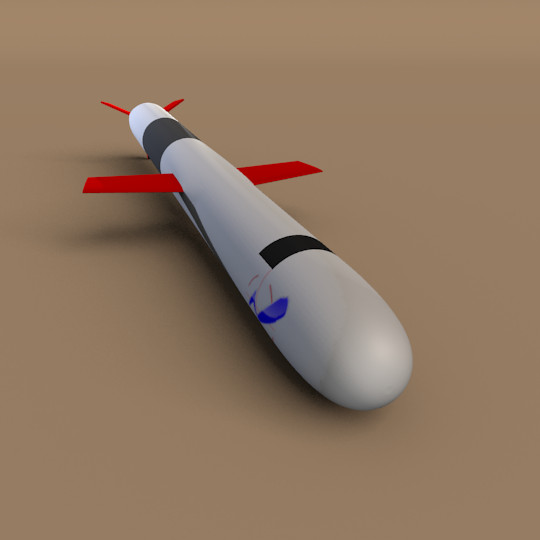 3d tomahawk block iv cruise missile model - Tomahawk Block IV Cruise Missile by EzGraphs