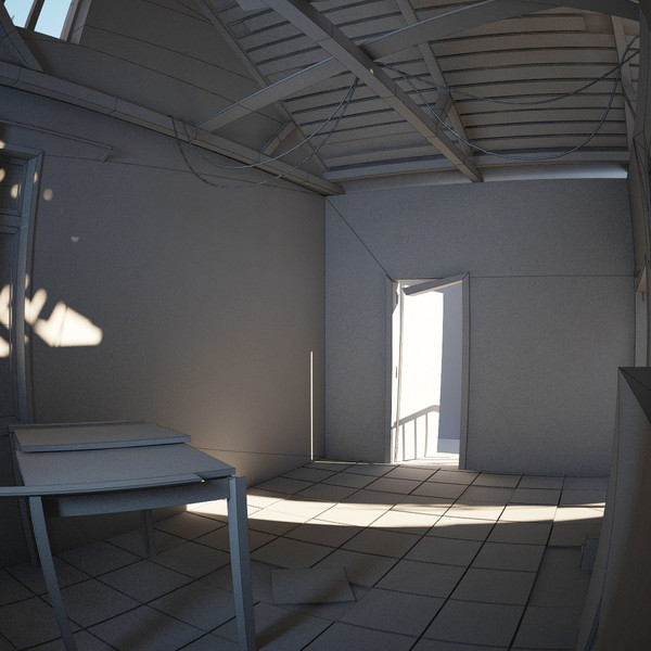 maya destroyed building - Destroyed and not Destroyed Building by Stubborn3D