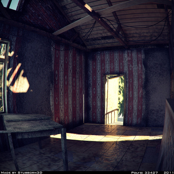 maya destroyed building - Destroyed and not Destroyed Building by Stubborn3D