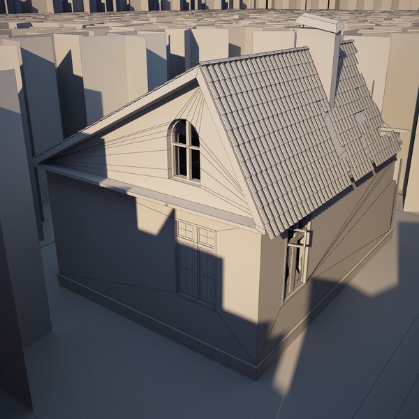 maya destroyed building - Destroyed and not Destroyed Building by Stubborn3D