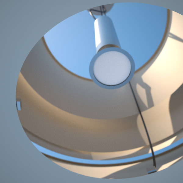 modern pendant light 3d 3ds - Ceiling Light Fixture by CTA AE