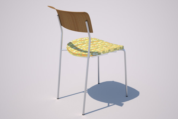 dining chair 3d model - Dinning Chair by CTA AE