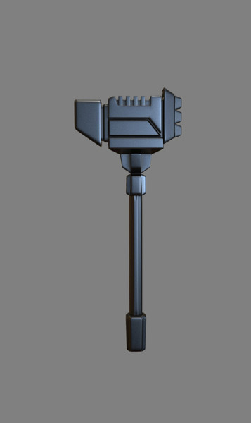 3ds max battle hammer - Hammer by dentonvanzan