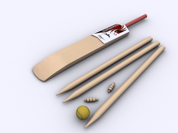 cricket bat 3d model - Cricket(1) by javedahmed