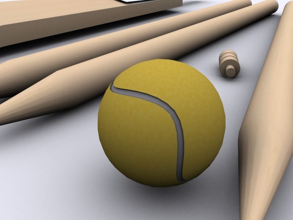 cricket bat 3d model - Cricket(1) by javedahmed