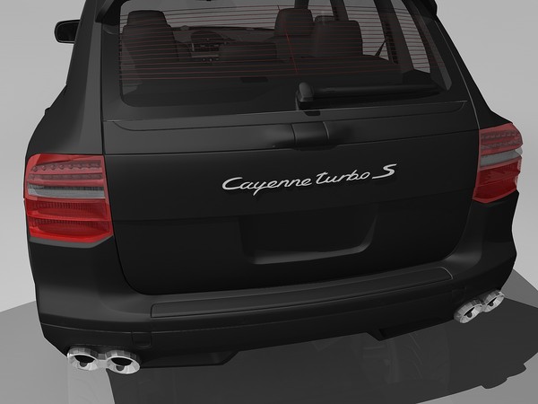 3d model of porsche cayenne turbo s - Porsche Cayenne Turbo S 2009 by TiRex3D