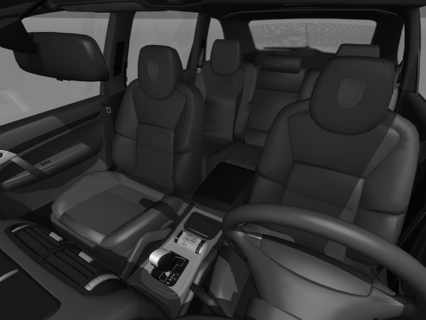 3d model of porsche cayenne turbo s - Porsche Cayenne Turbo S 2009 by TiRex3D