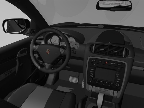 3d model of porsche cayenne turbo s - Porsche Cayenne Turbo S 2009 by TiRex3D