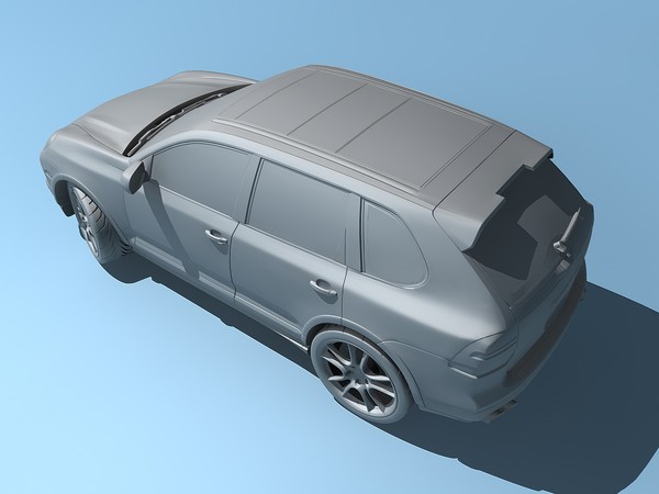 3d model of porsche cayenne turbo s - Porsche Cayenne Turbo S 2009 by TiRex3D