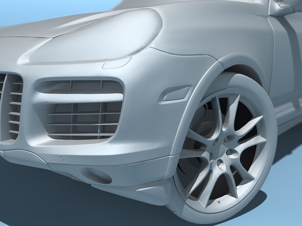3d model of porsche cayenne turbo s - Porsche Cayenne Turbo S 2009 by TiRex3D