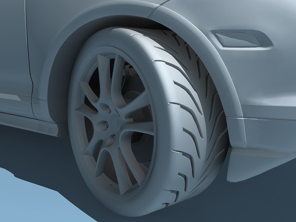 3d model of porsche cayenne turbo s - Porsche Cayenne Turbo S 2009 by TiRex3D