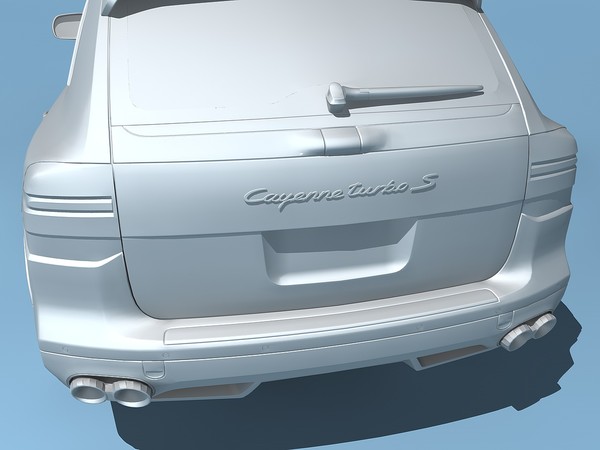 3d model of porsche cayenne turbo s - Porsche Cayenne Turbo S 2009 by TiRex3D