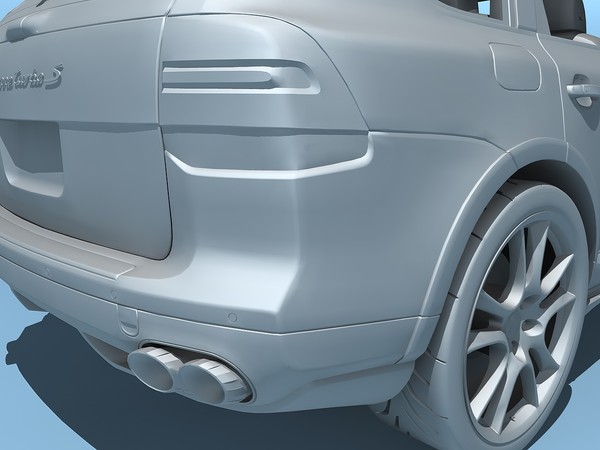 3d model of porsche cayenne turbo s - Porsche Cayenne Turbo S 2009 by TiRex3D
