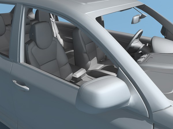 3d model of porsche cayenne turbo s - Porsche Cayenne Turbo S 2009 by TiRex3D