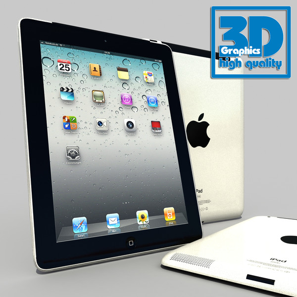 3d apple ipad 2 - iPad 2 by 3D Graphics