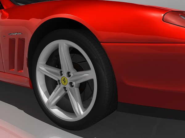3d model ferrari 575 maranello 2002 - Ferrari 575M Maranello 2002 by TiRex3D