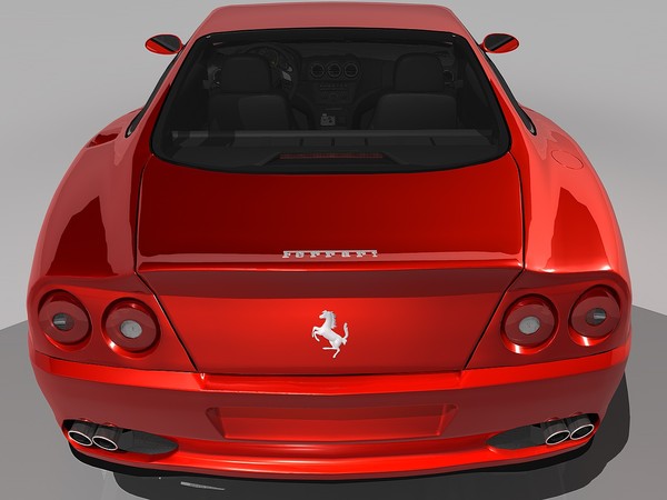 3d model ferrari 575 maranello 2002 - Ferrari 575M Maranello 2002 by TiRex3D