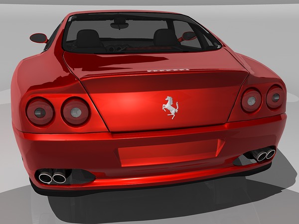 3d model ferrari 575 maranello 2002 - Ferrari 575M Maranello 2002 by TiRex3D