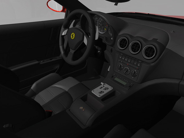 3d model ferrari 575 maranello 2002 - Ferrari 575M Maranello 2002 by TiRex3D