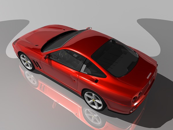 3d model ferrari 575 maranello 2002 - Ferrari 575M Maranello 2002 by TiRex3D