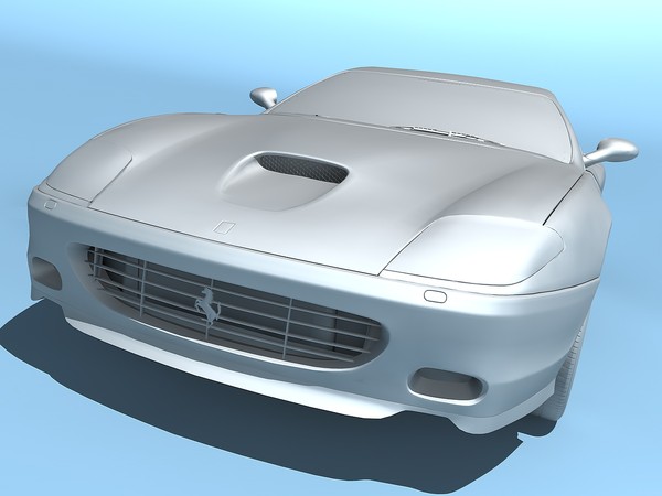 3d model ferrari 575 maranello 2002 - Ferrari 575M Maranello 2002 by TiRex3D