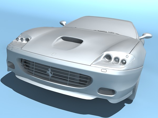 3d model ferrari 575 maranello 2002 - Ferrari 575M Maranello 2002 by TiRex3D