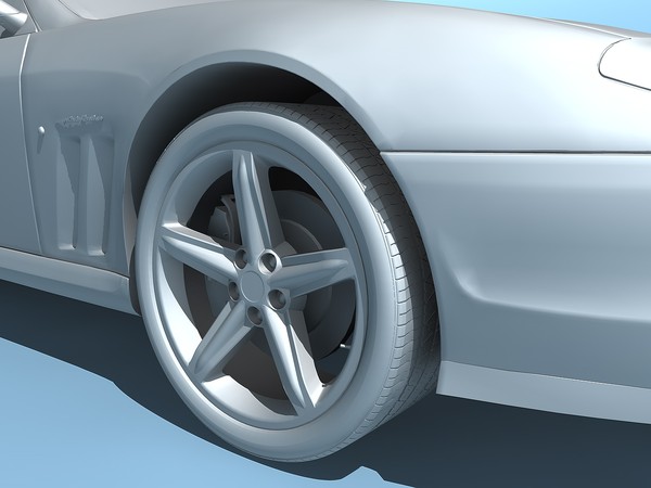 3d model ferrari 575 maranello 2002 - Ferrari 575M Maranello 2002 by TiRex3D
