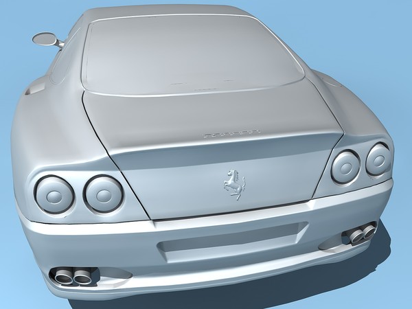 3d model ferrari 575 maranello 2002 - Ferrari 575M Maranello 2002 by TiRex3D
