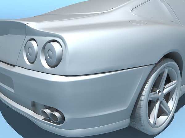 3d model ferrari 575 maranello 2002 - Ferrari 575M Maranello 2002 by TiRex3D